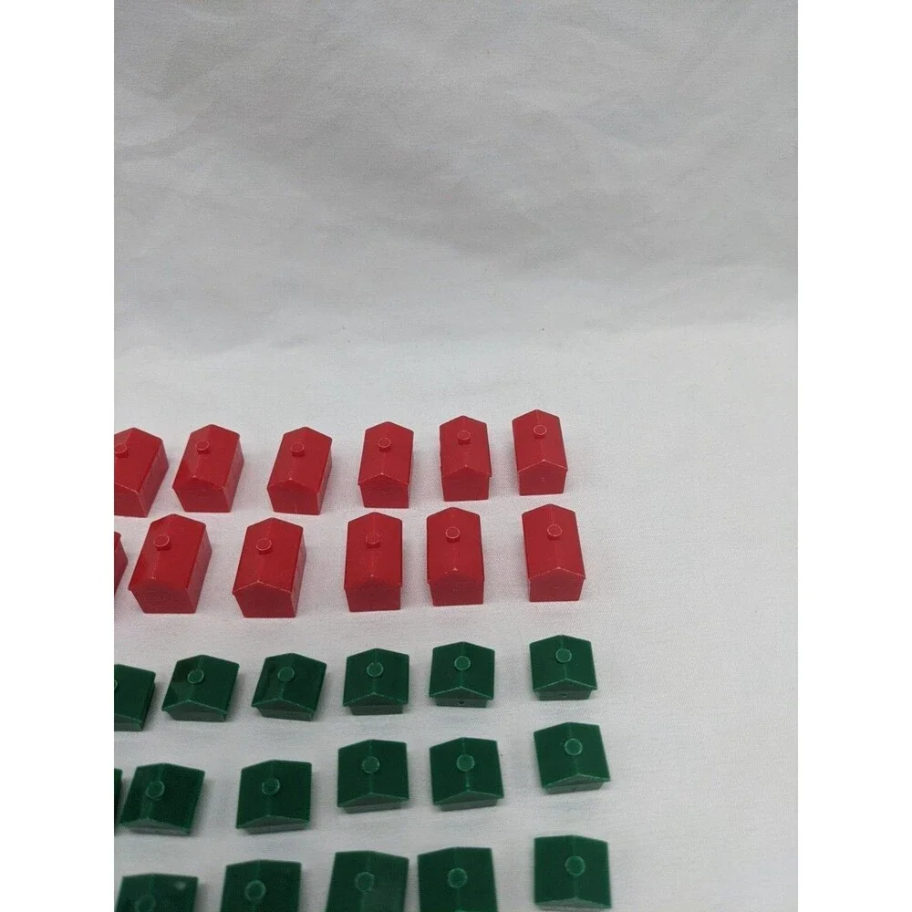 Lot Of (55) Monopoly Championship Hotels Houses Player Pieces